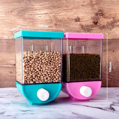 Wall Mount Dry Food Dispenser - Cereal, Grain & Snack Storage - 1100ml - second image
