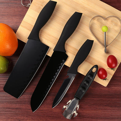 5-piece Forged Kitchen Chef Cutlery Stainless Steel Knife Set Chopping Knife Chef Knife Utility Knife Butcher Knife (5pc) - second image