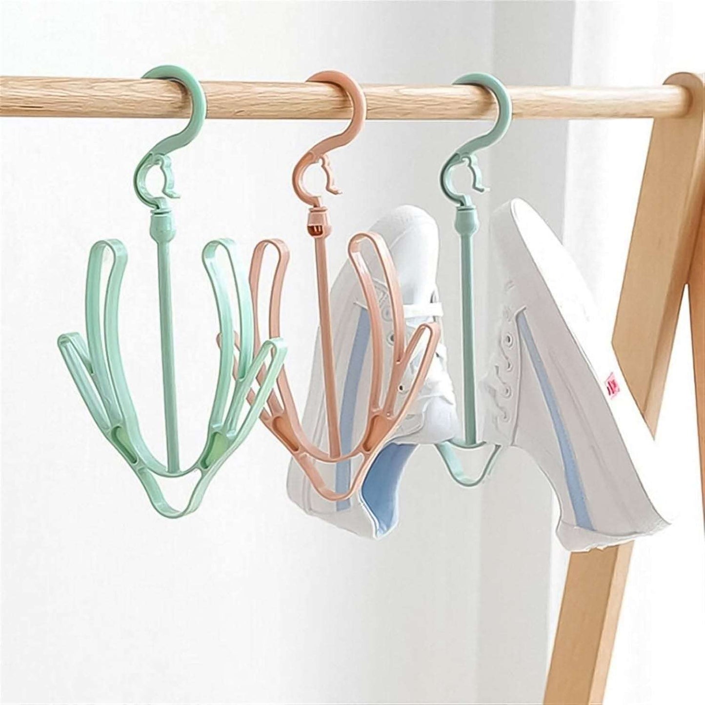 Small Shoes Drying Hanger Rotatable Shoe Hanging Racks (1pc) - LootFaat