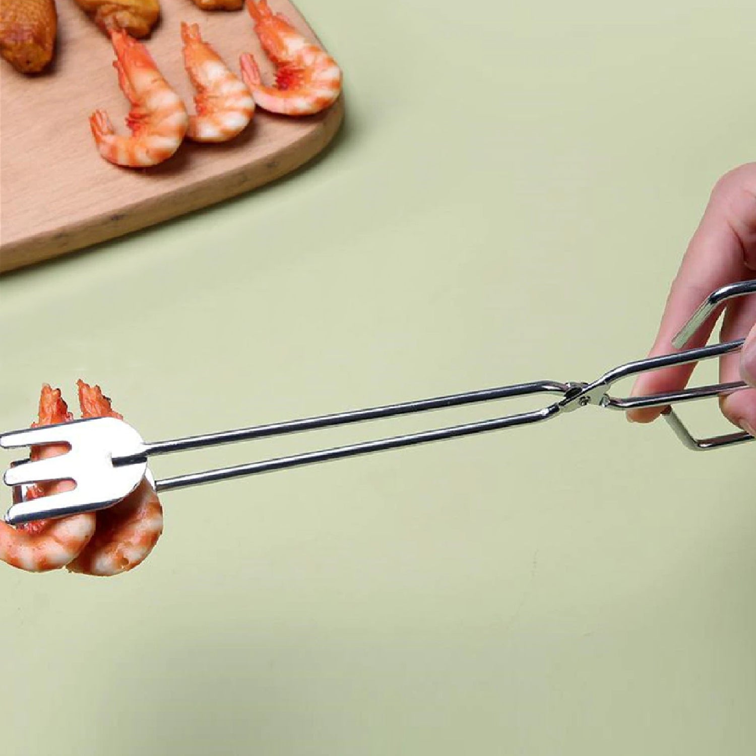 31cm Multi Functional Metal Bbq Clip Tongs Clamp For Garbage Charcoal Serving Tools - LootFaat