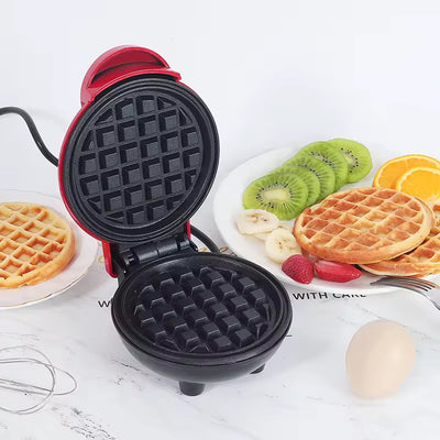 Mini Waffle Maker - Compact Electric Waffle Iron for Breakfast, Desserts & Snacks - second image