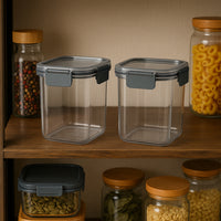 Apex Press N Lock Airtight Food Storage Container Set (2pc900ml) Approx