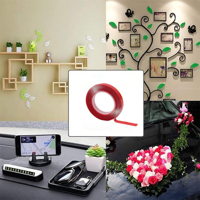 Heavy Duty Transparent Acrylic Foam Mounting Tape (3 Mtr Approx  1 Pc) - second image