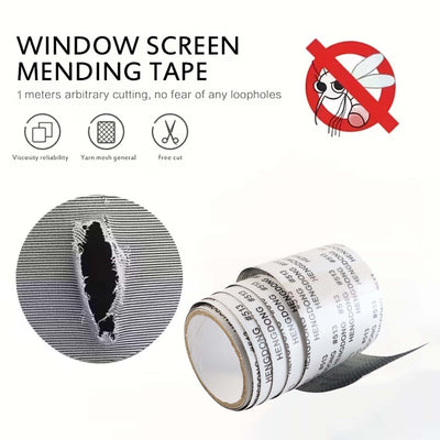 Premium Self-adhesive Window Screen Repair Mesh Tape (5cm X 1m) - second image