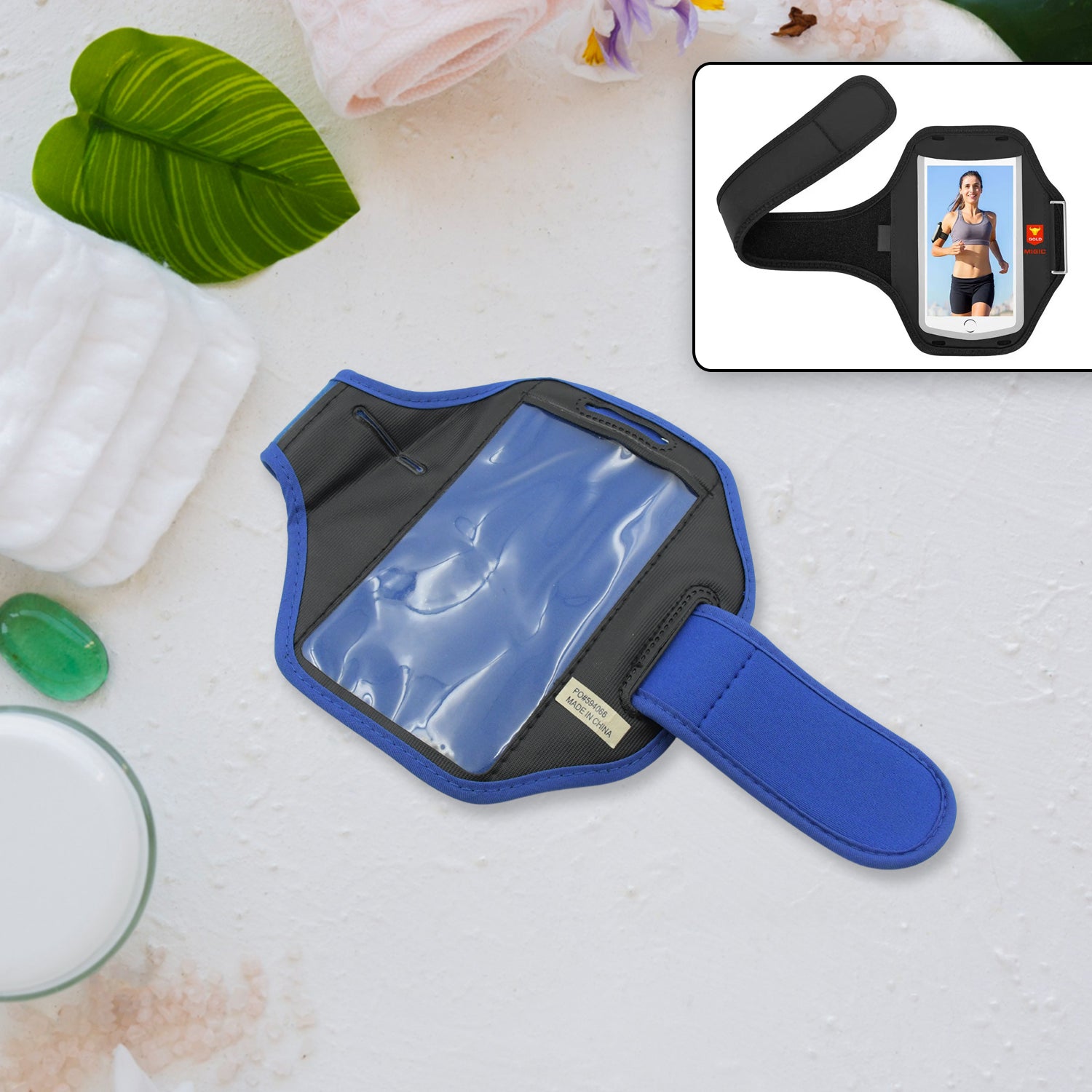 Sports Wrist Bag Running Arm Band Running Armband Phone Arm Pouch Case Cellphone Arm Band Phone Arm Case Holder Sports Phone Armbands Running Phone Holder (1 Pc) - LootFaat