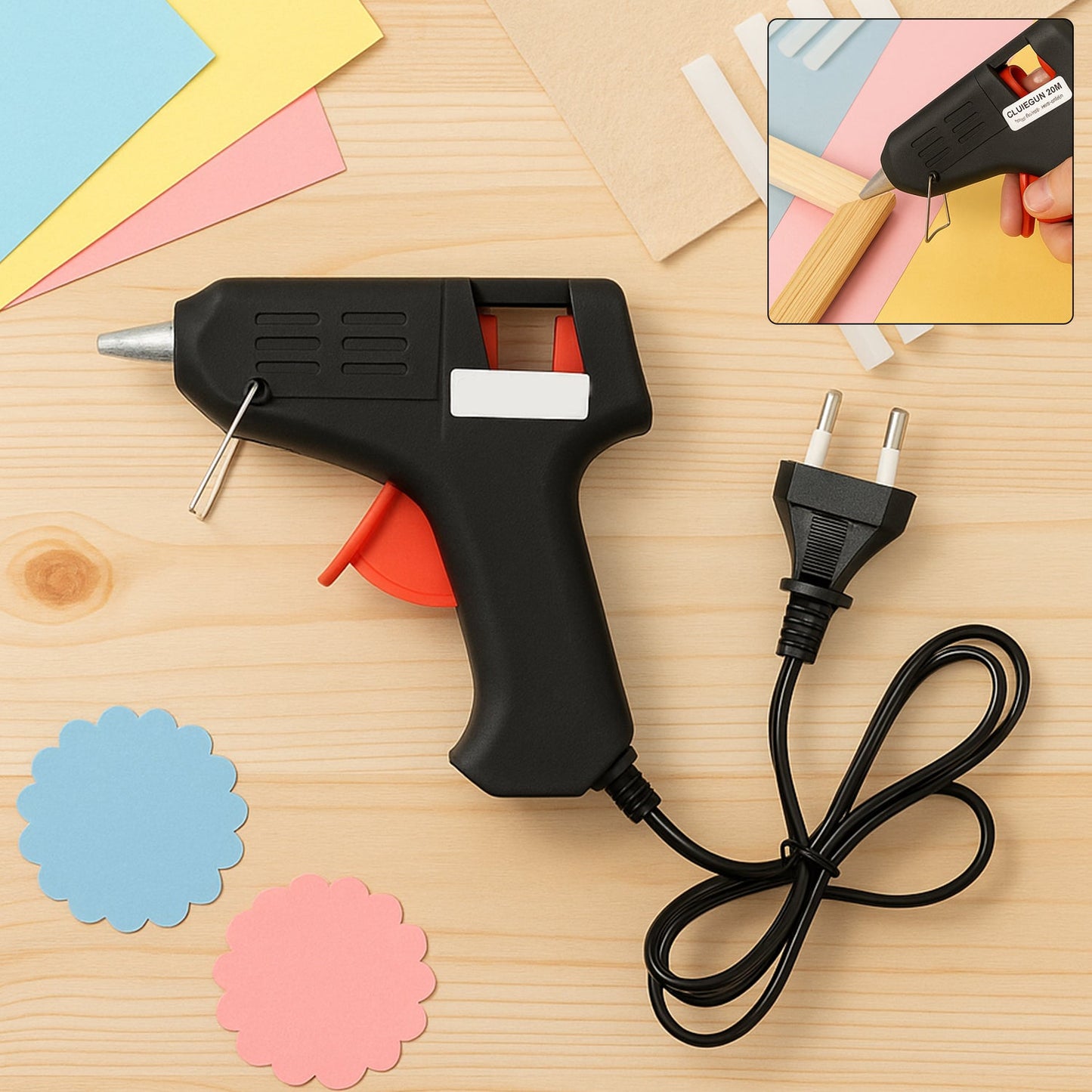 Portable 20W Hot Melt Glue Gun Home - Premium Quality - Best Quality & Value