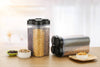 Plastic Lock Food Storage 4 Section Container Jar For Grocery Fridge Container.