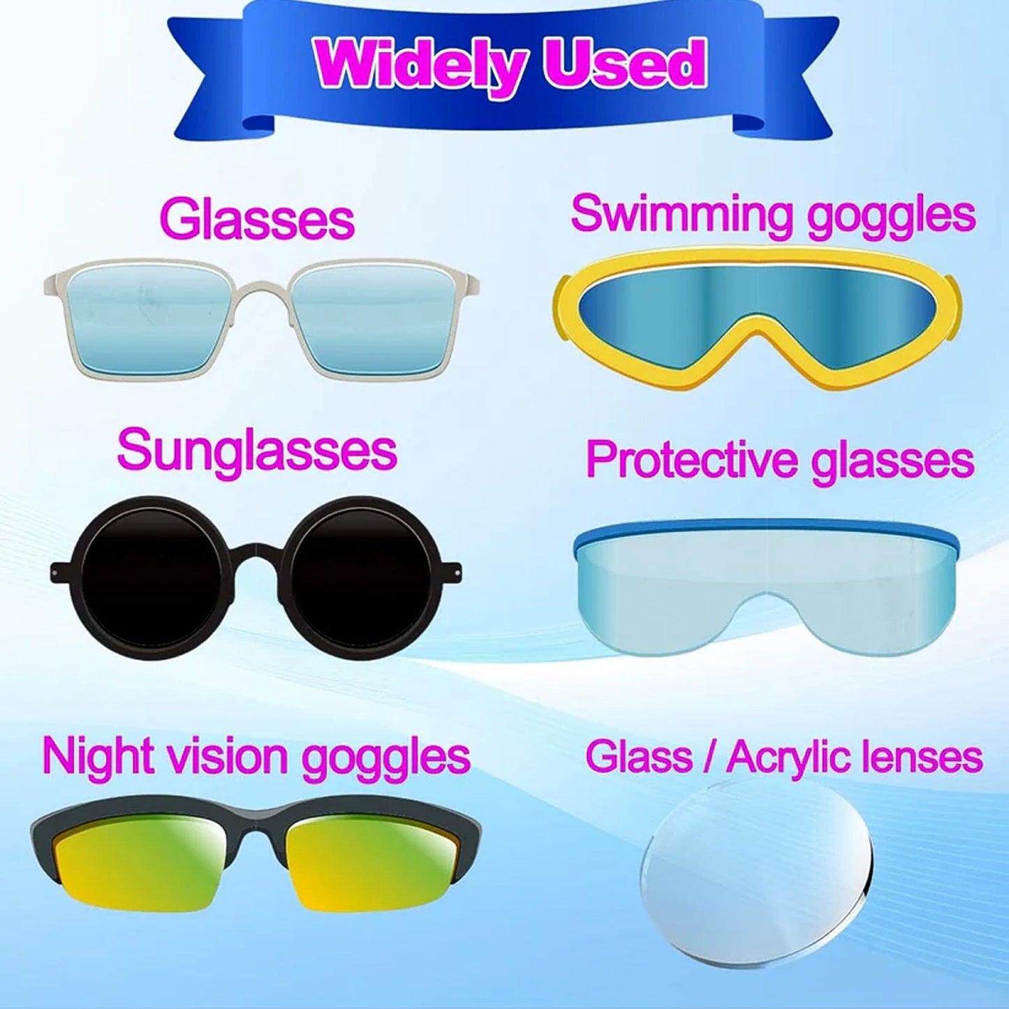 Portable Eyeglass & Sunglass Health - Washable - Best Quality & Value