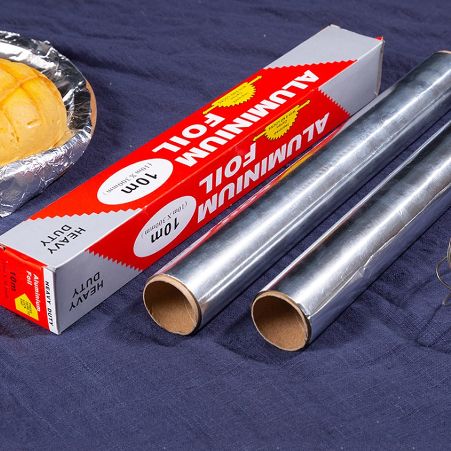 Aluminum Foil Roll Heavy Duty Non Stick Thick Aluminum Foil Sheet Baking Grilling Tool (10mx300mm) - LootFaat