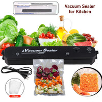 Vacuum Sealer Machine with 10 Bags, Automatic Food Sealer