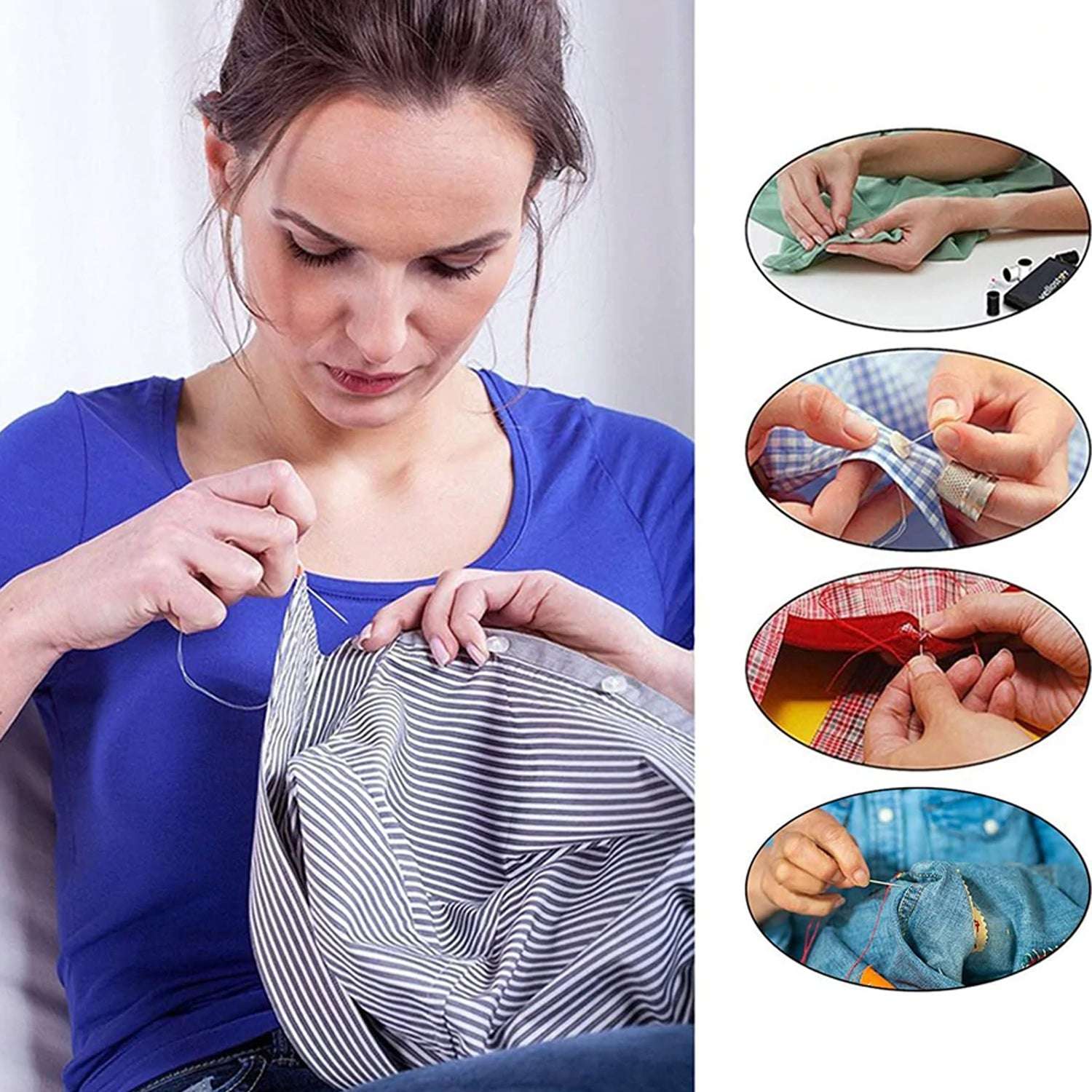 33pc Purse Sewing Set For Carrying Various Sewing Items And Stuffs In It. - LootFaat