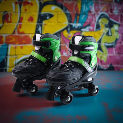 Adjustable Quad Roller Skates For Kids (Large  1 Pair) - second image