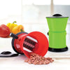 Round Chilly Cutter And Grinder Tool With Effective Sharp Chopping And Cutting Blade System.