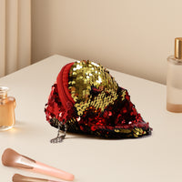 Stylish Sequin Mini Cap-shaped Coin Purse (1 Pc)