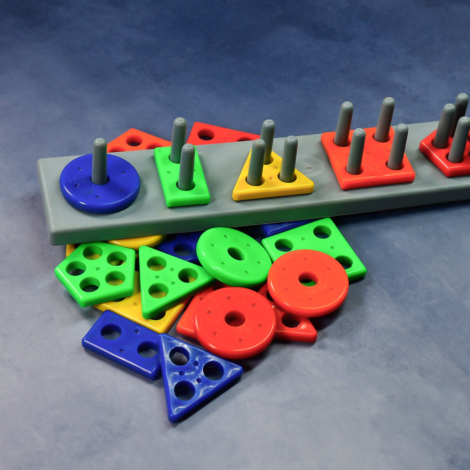 Geometric Brick - 5 Angle Matching Column Blocks For Kids - Preschool Educational Learning Toys. - LootFaat