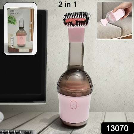 Handheld Vacuum Cleaner Cordless Desktop Vacuum Cleaner One Button Switch For Office (1 Pc) - LootFaat