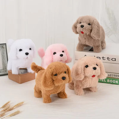 Electronic Interactive Plush Puppy Toy – Walking, Barking, and Tail Wagging Pet for Kids - second image