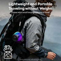 Wireless Magnetic Speaker 2-in-1 Bluetooth Speaker with RGB Lights