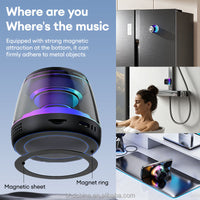 Wireless Magnetic Speaker 2-in-1 Bluetooth Speaker with RGB Lights