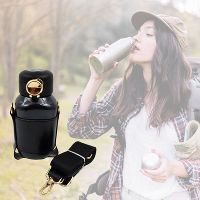 Thermos Steel Bottle Push Button  Fashion Cup Temperature Display Bottle (420 Ml) - second image