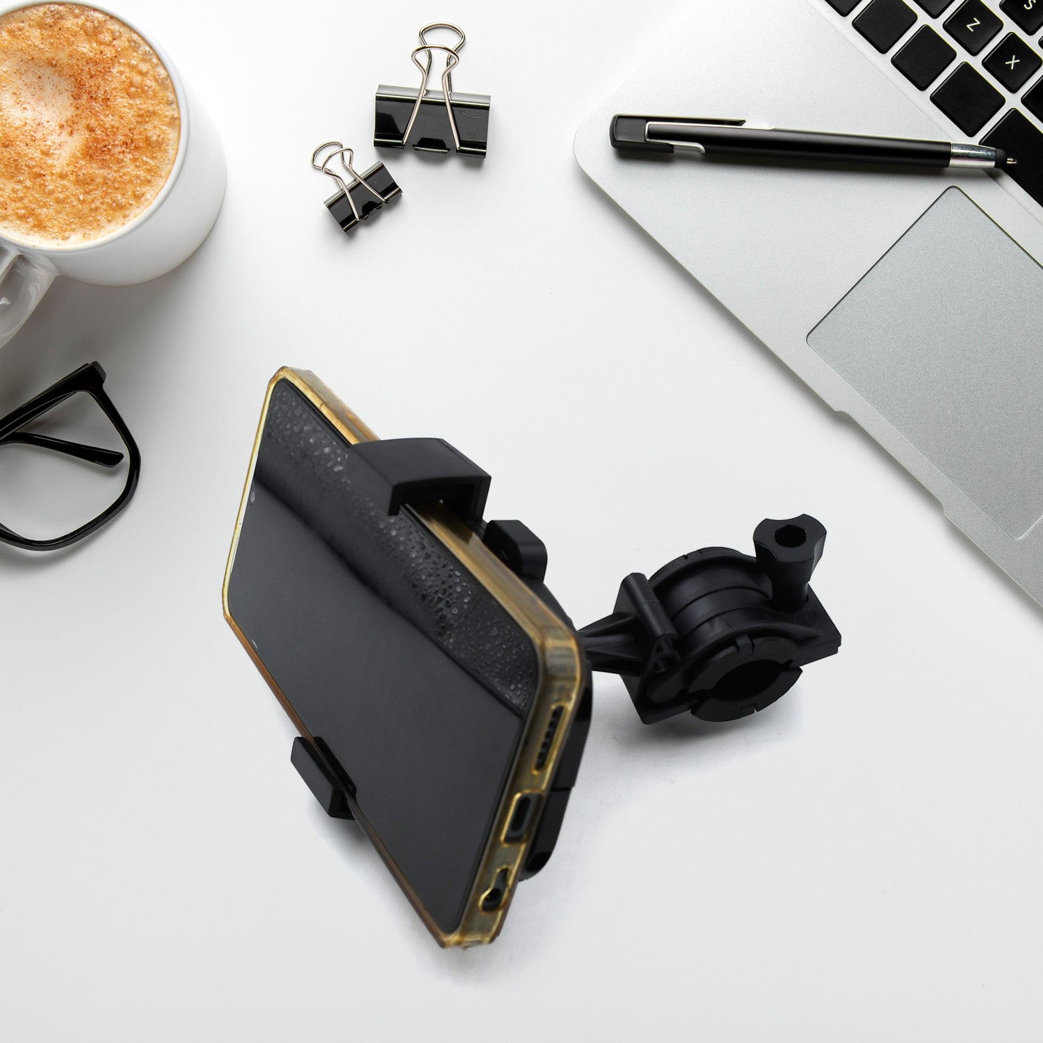Motorcycle Phone Mount Bicycle Phone Holder Motorcycle Handlebar Phone Holder - LootFaat