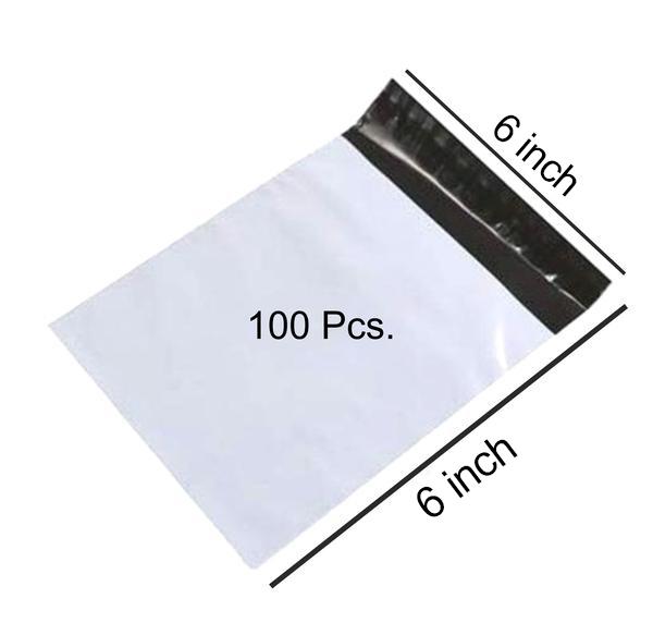Tamper Proof Courier Bags (06x06 Inch) Pack Of 100pcs - LootFaat