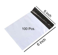 Tamper Proof Courier Bags (06x06 Inch) Pack Of 100pcs - LootFaat