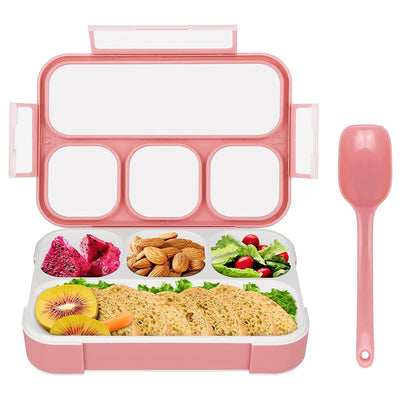 Lunch Box 4 Compartment With Leak Proof Lunch Box For School  Office Use