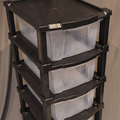 6-layer Modular Plastic Drawer Storage Cabinet - second image