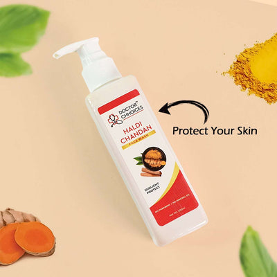Doctor Choices Haldi Chandan Face Wash - Turmeric & Sandalwood, 200ml - second image