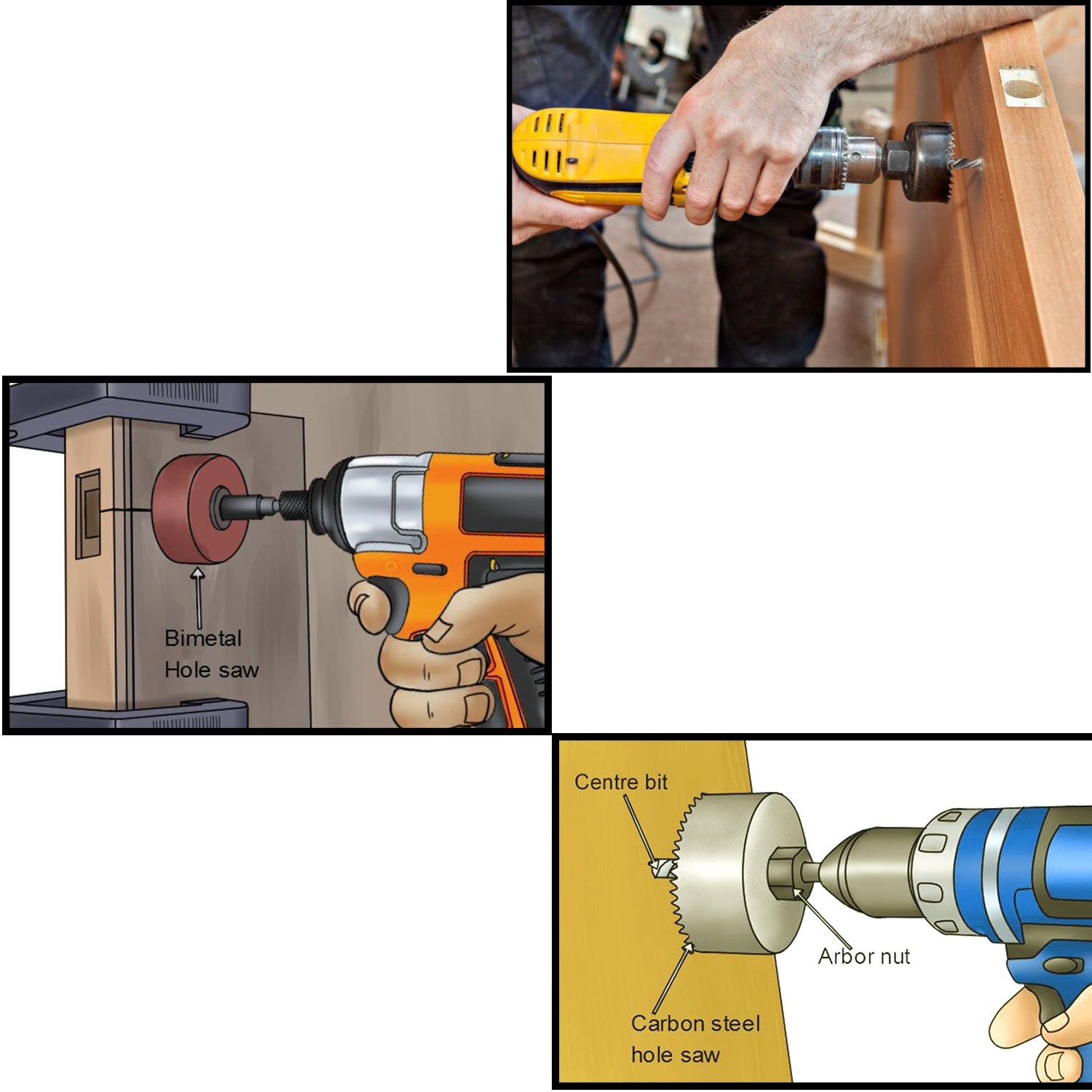 12 Pcs 19-64mm Hole Saw Kit - LootFaat