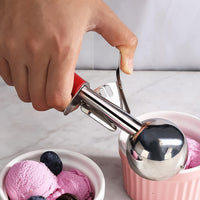 70 ML Stainless Steel Ice Cream Scoop with Ergonomic Handle
