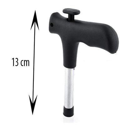 0854 Premium Quality Stainless Steel Coconut Opener Tooldriller With Comfortable Grip - second image