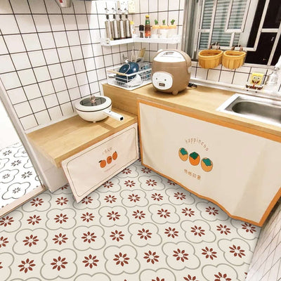 Peel And Stick Floor Tiles Kitchen  Bathroom Backsplash Sticker Detachable Waterproof Diy Tile Stickers For Wall Decoration Tiles Home Decoration (8x8 Inch  1 Pc Tiles) - second image