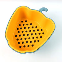 Pepper-shape 2-in-1 Washing Bowl - (1 Pc)