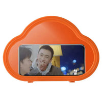 Smartphone  Mobile Stand Waterproof Case Smartphone Stand Case (1 Pc Orange)