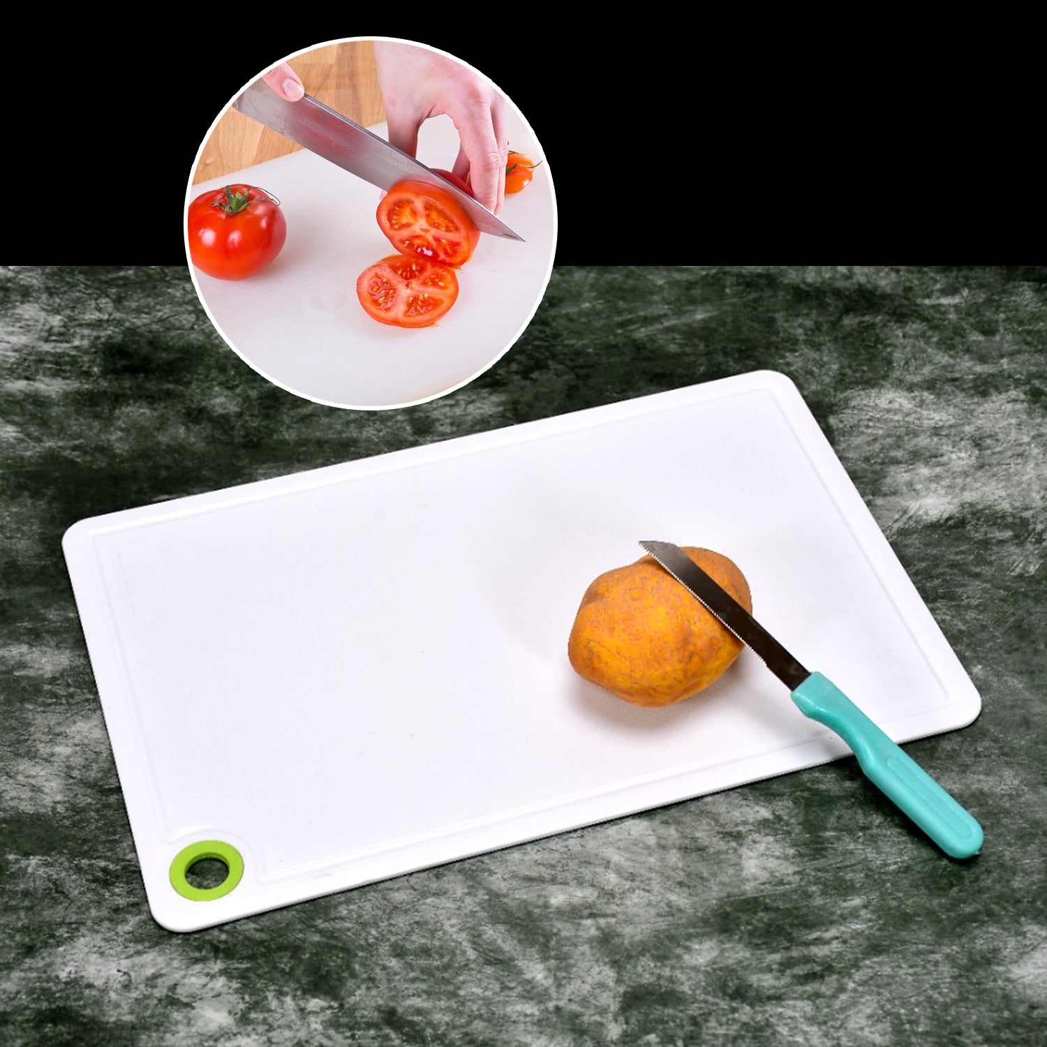 Fruit  Vegetable Chopping Board Plastic Cutting Board For Kitchen - LootFaat