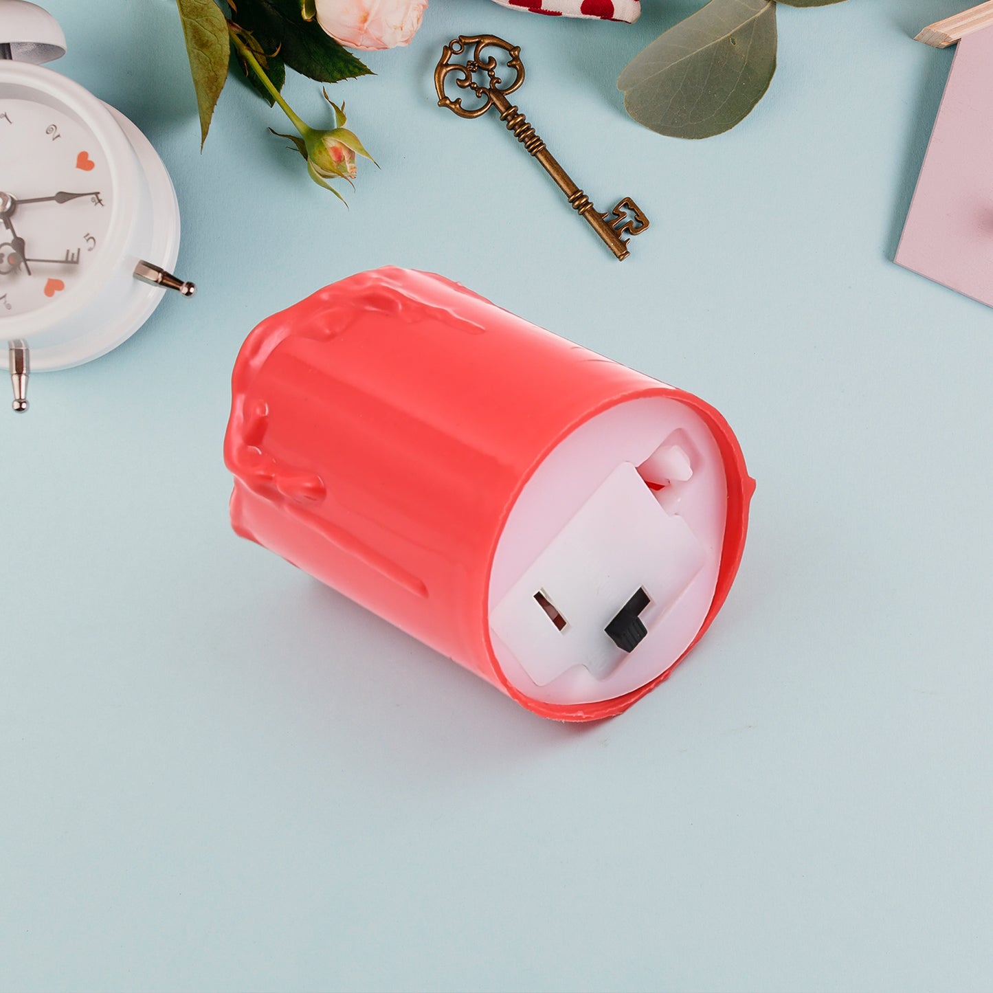 Flameless Melted Design Candles For Decoration (1 Pc) - LootFaat