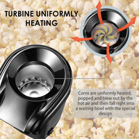 2513 Hot Air Popcorn Popper Electric Machine Snack Maker