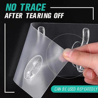 Adhesive Transparent Heavy Duty Wall Hook - LootFaat