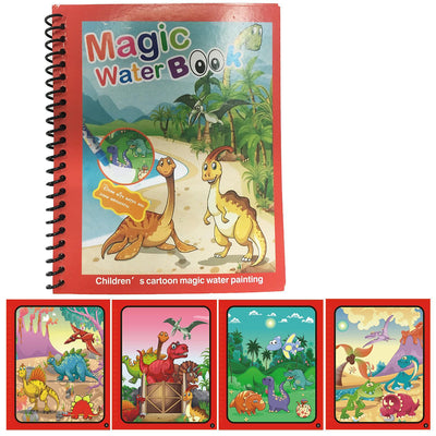 Magic Water Coloring Book for Kids - Reusable Doodle Board with Pen - second image