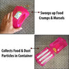 Plastic Handheld Carpet Roller Brush Cleaning With Dust Crumb Collector Wet And Dry Brush