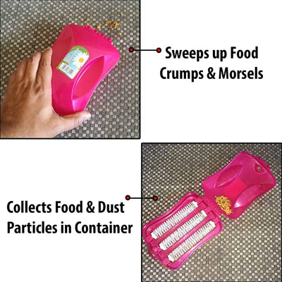 Plastic Handheld Carpet Roller Brush Cleaning With Dust Crumb Collector Wet And Dry Brush