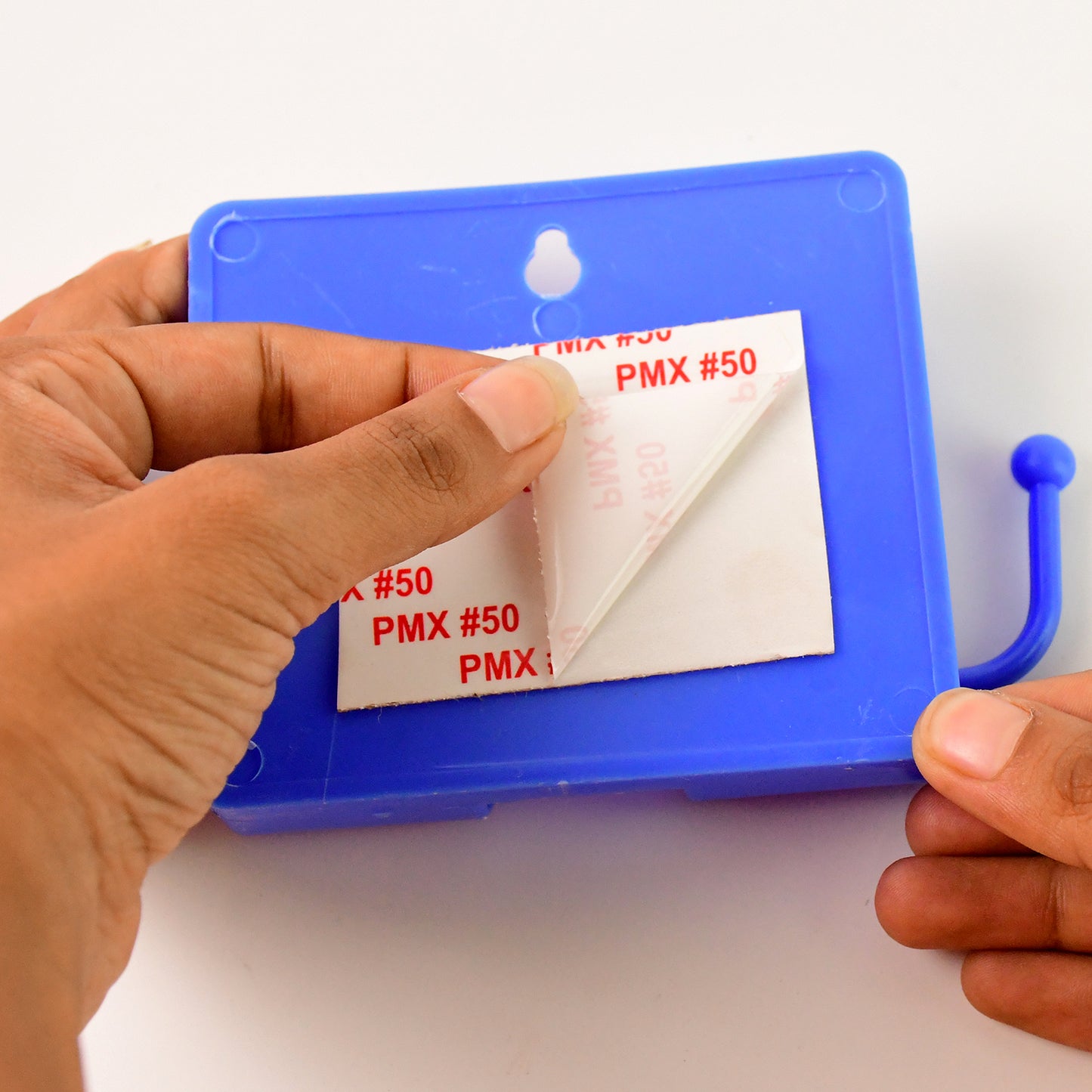 1 Pc Blue Wall Mount Mobile Stand With Hook