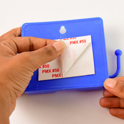 1 Pc Blue Wall Mount Mobile Stand With Hook - second image