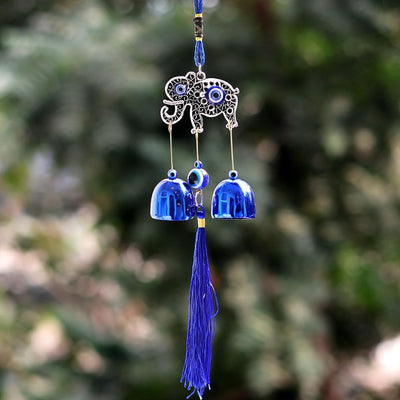 Metal Evil Eye Wind Chime Bells (Mix Design  1 Pc) - second image