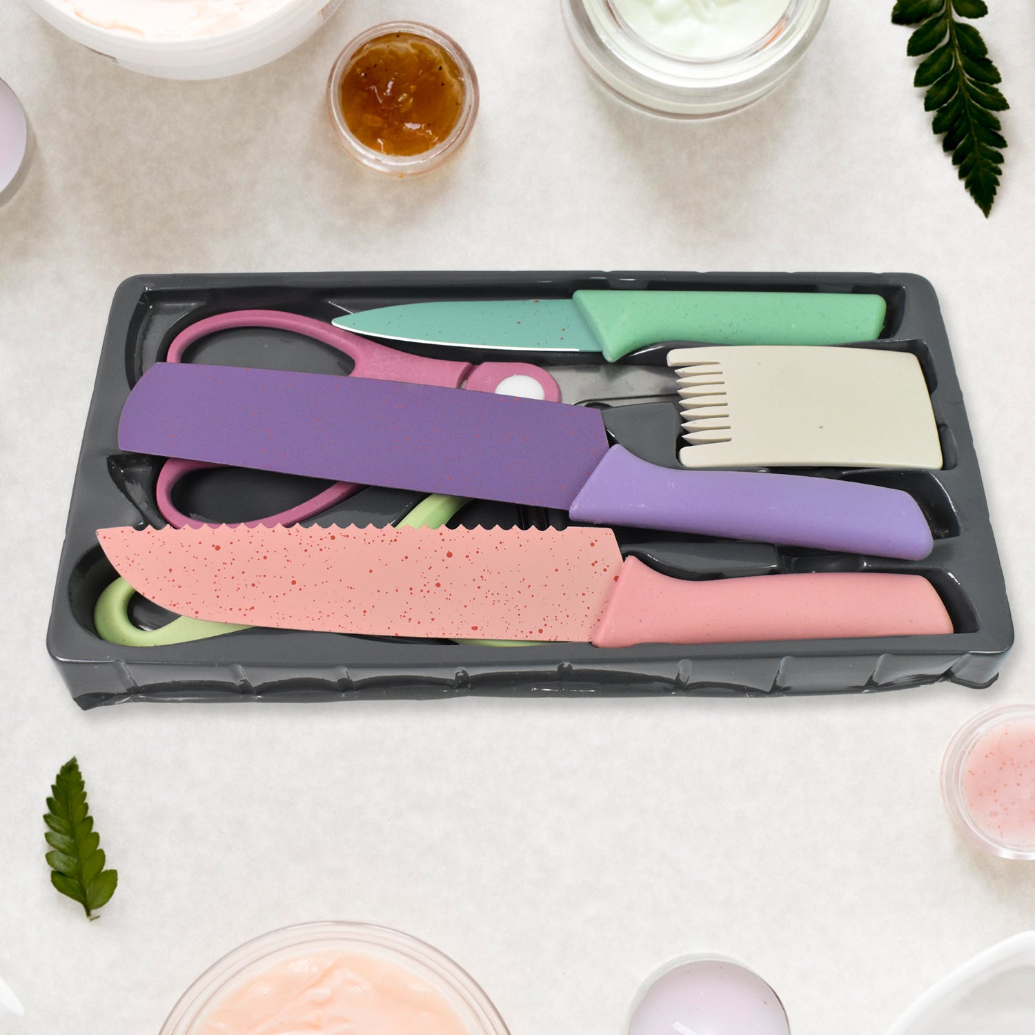 Professional Colorful Kitchen Knives Set (6 Pcs Set) - LootFaat