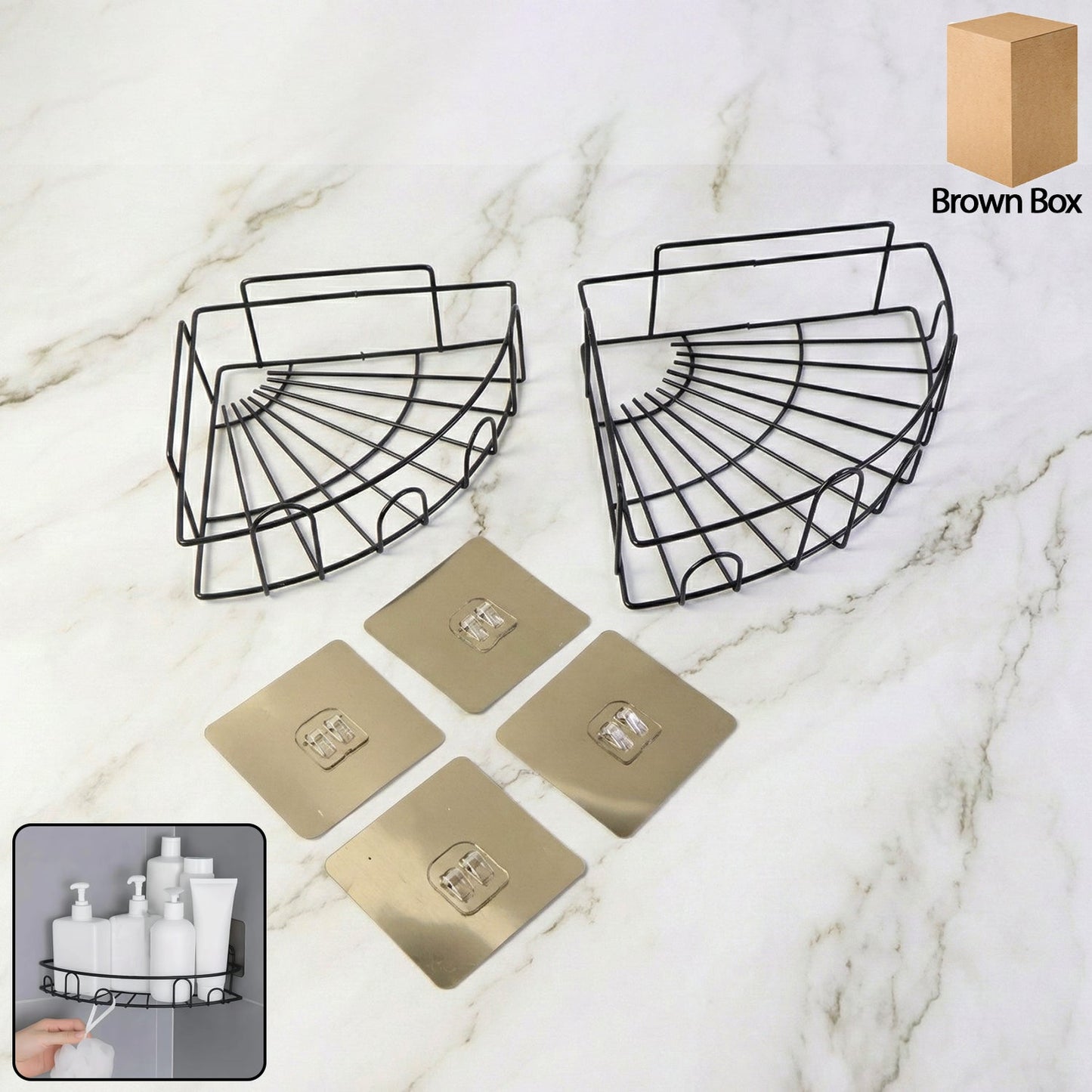 Premium 2 Pc Shower Caddy Home - Premium Quality - Best Quality & Value