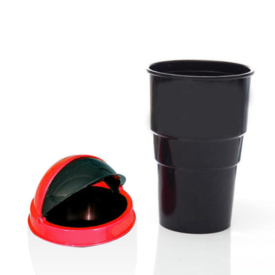 Plastic Car Mini Dustbintrash Bin Dust Case Best For Traveling (Multicolour) - second image