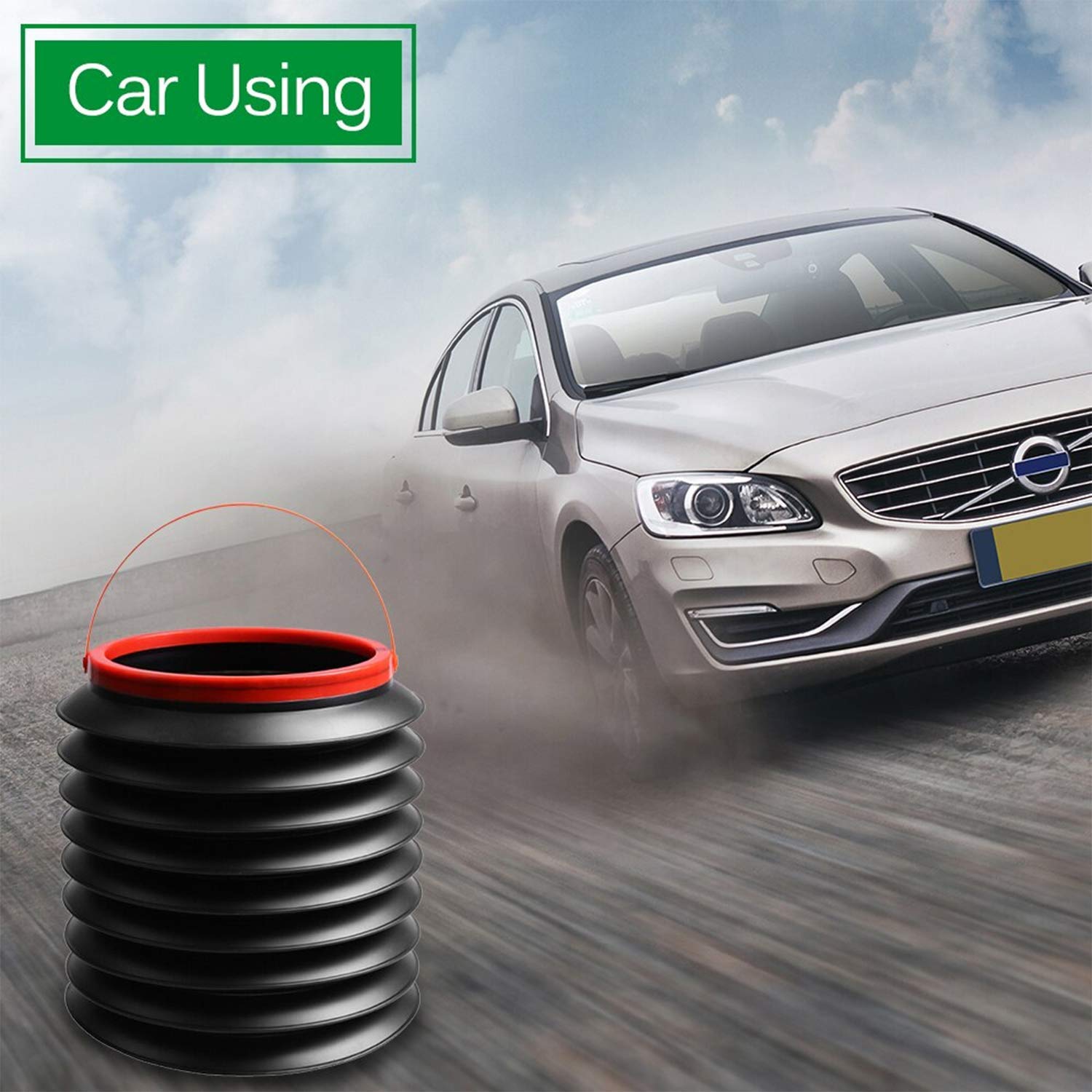 Foldable Storage Bucket  Water Container  Dustbin Multiuse Bucket For Home  Car  Kitchen Use Bucket - LootFaat